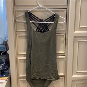 Lululemon open back tank size 4